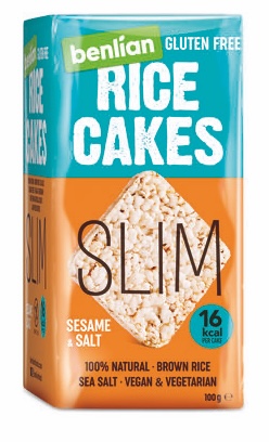 Benlian Rice cakes sezame & salt 100g Slim